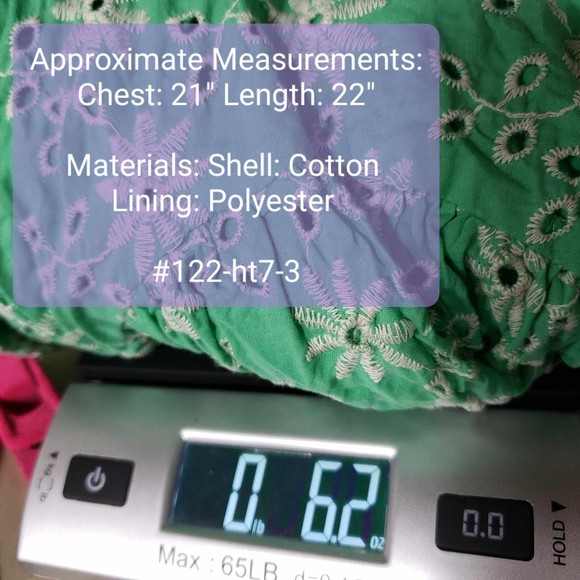 In the Style size 10 Mint Green & White Broderie Meadow Puff Sleeve Blouse - Picture 8 of 8